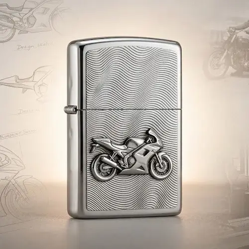 Bricheta Zippo Bike Emblem