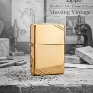bricheta zippo messing vintage