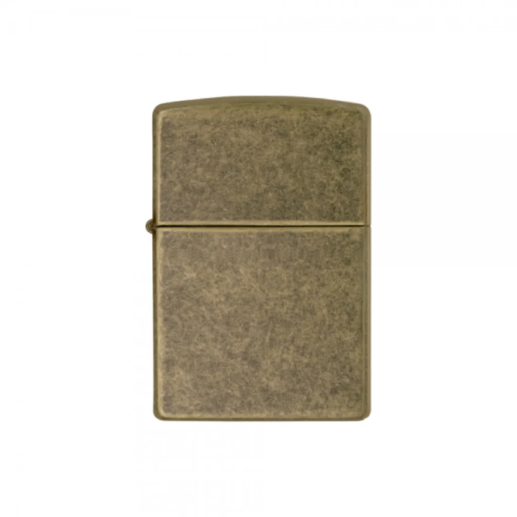 Brichetă Zippo Brass Antique cu finisaj auriu antichizat