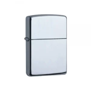Brichetă Zippo Chrome Armor crom lucios, vedere frontală