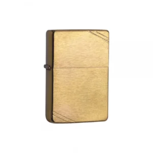 Brichetă Zippo Vintage Gold w Stripes cu finisaj auriu și detalii diagonale